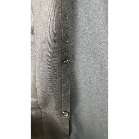 Marvin Richards Vintage Black Wool Trench Coat Womens‎ Size 8 P - Picture 10 of 10